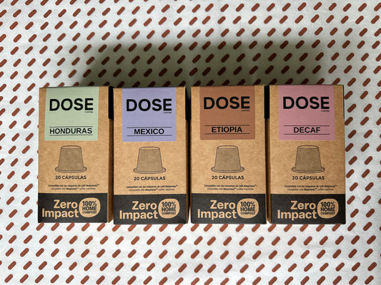 Cápsulas de Café Honduras – DOSE Coffee (20 uds)