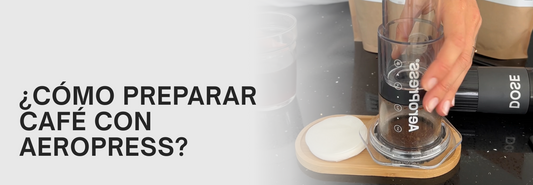 ¿Cómo preparar café con AeroPress?