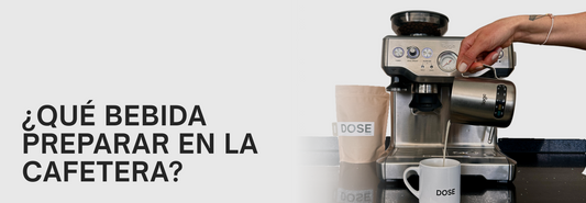 ¿Qué bebida preparar en la cafetera?