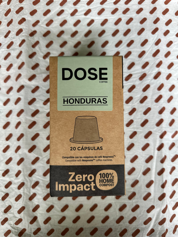 Cápsulas de Café Honduras – DOSE Coffee (20 uds)