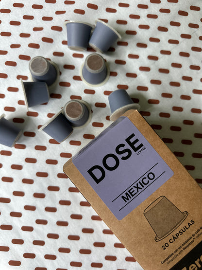 Cápsulas de Café México – DOSE Coffee (20 uds)